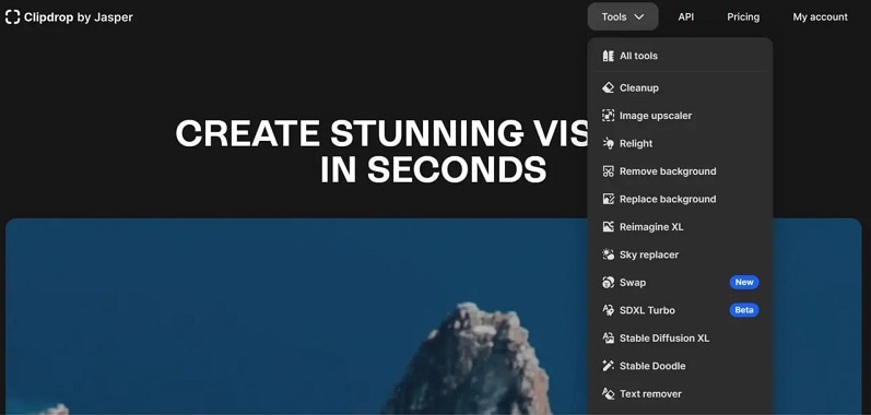how to access clipdrop relight
