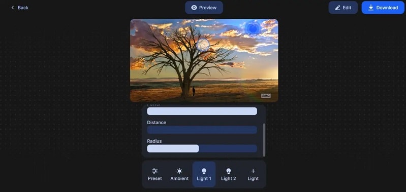 relight image on clipdrop relight