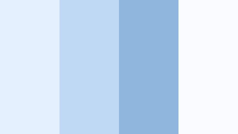 cloud drift minimal cloud blue color palette with hex codes