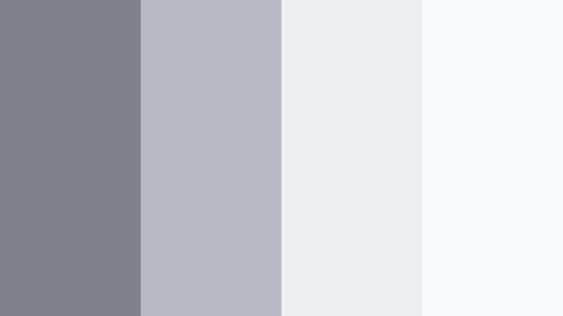 cloud knit comfort storm gray color palette with hex codes