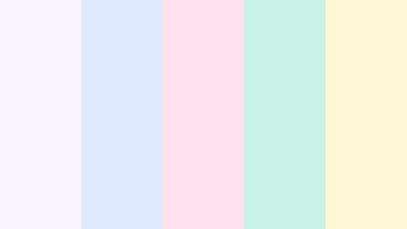 cloud pop pastels shorts color palette color palette with hex codes