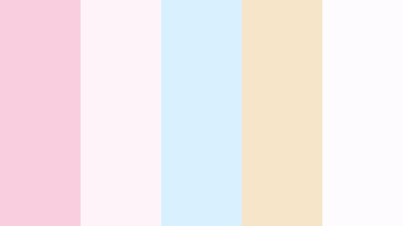 cloud soft vlogger feather pink color palette with hex codes
