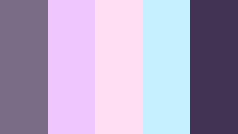 cloudberry ash pastels purple ash color palette with hex codes