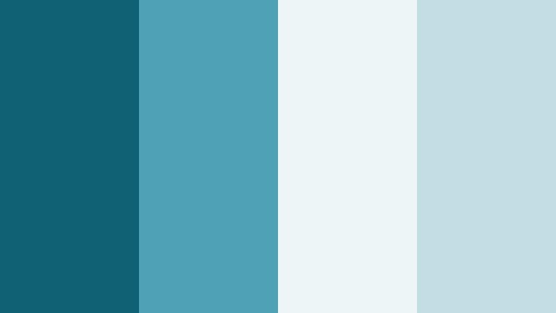 cloudbreak calm tidal blue color palette with hex codes