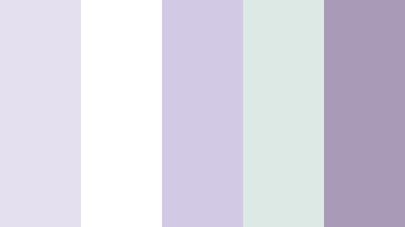 clouded lilac cleanse lavender and white beauty store color color palette with hex codes