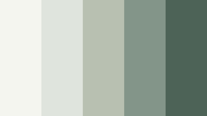 clouded sage minimalist color color palette with hex codes