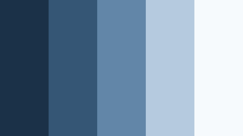 cloudscreen serenity cinema blue color palette with hex codes