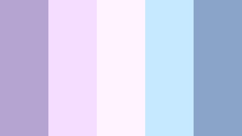 cloudsoft studio dream metallic lavender color palette with hex codes