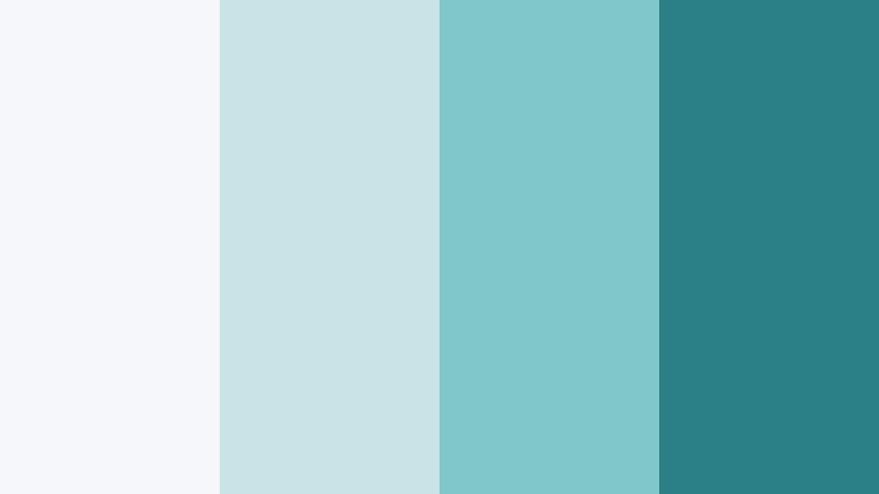 cloudsoft teal mist galaxy teal color palette with hex codes