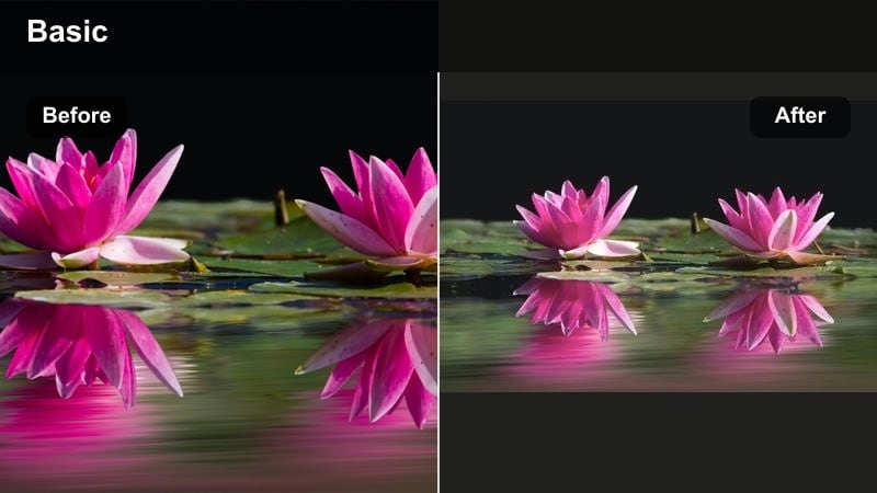 Baby lying in crib with soft pastel glow filter applied