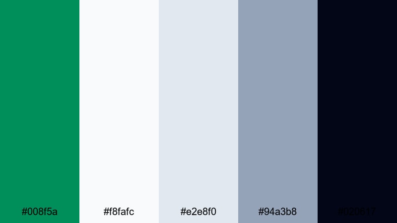 clover marble lobby shamrock green color palette with hex codes