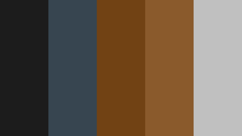 coal and cogs steampunk color color palette with hex codes