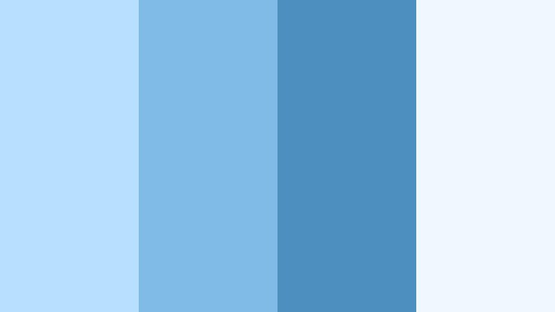 coastal breeze calm cloud blue color palette with hex codes