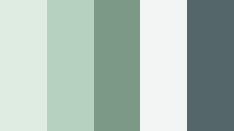 coastal sage breeze pale eucalyptus color palette with hex codes