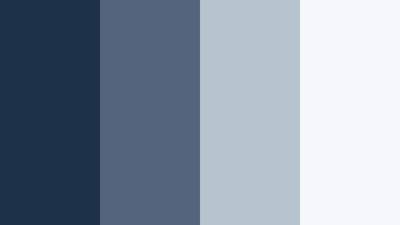 coastal studio neutral storm blue color palette with hex codes