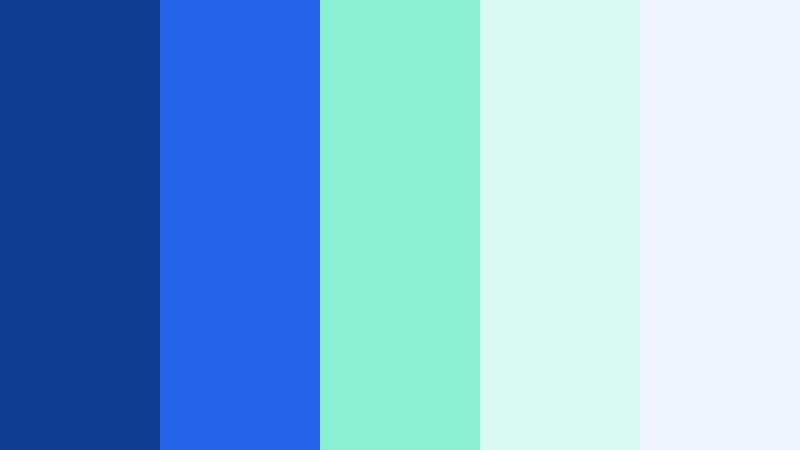 cobalt glass panel cobalt and mint saas dashboard color color palette with hex codes