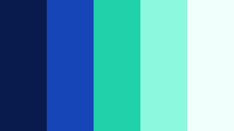 cobalt rocket grid cobalt and mint saas dashboard color color palette with hex codes