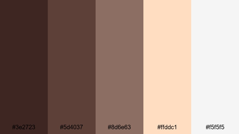 coffee refills at dawn retro diner color palette with hex codes