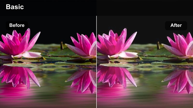 Cinematic coffee shop interior with warm tones and soft film fade