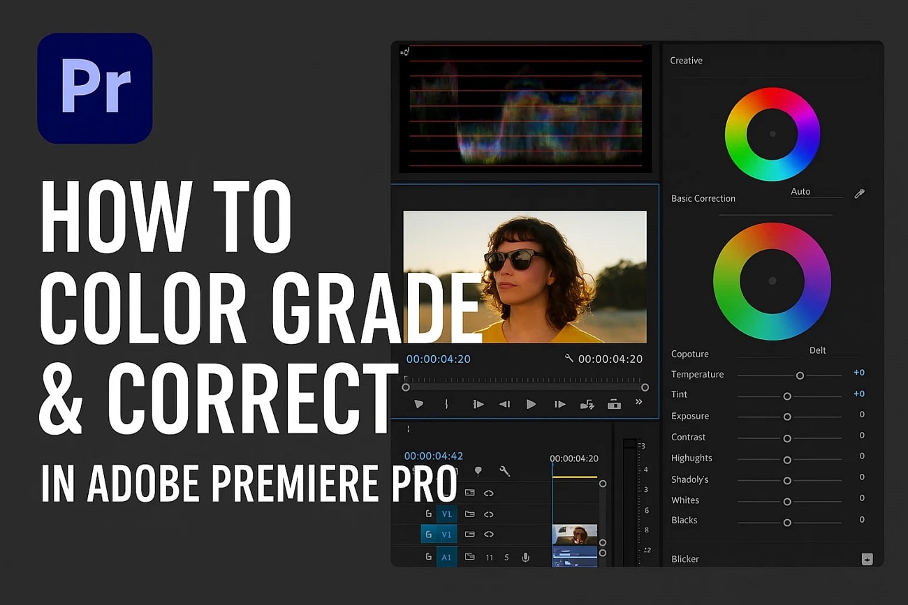 color grade and correct premiere pro guide
