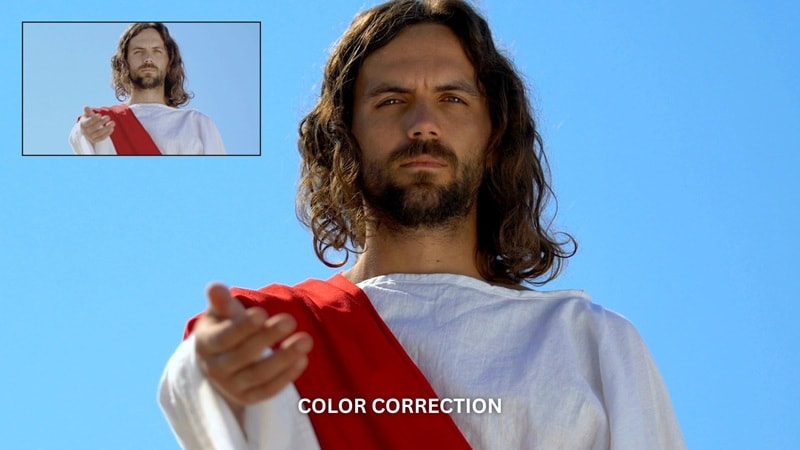 before after color correction