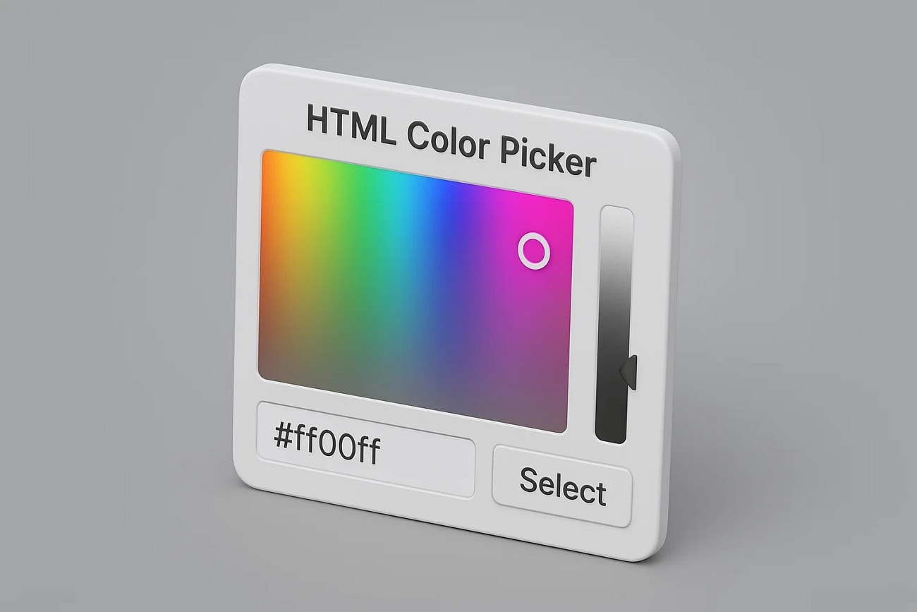 html color picker