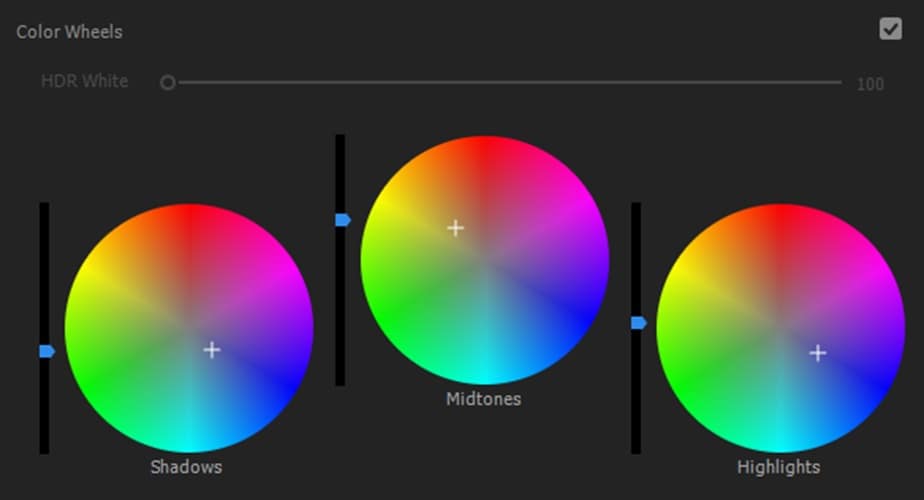 color wheel premiere pro