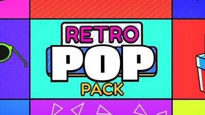 Retro pop color filter pack in Filmora.