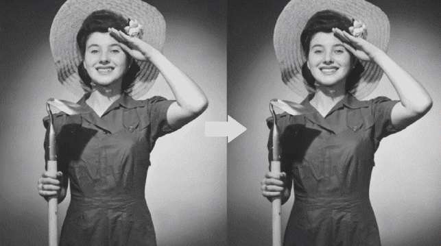 colorize black and white photos with filmora