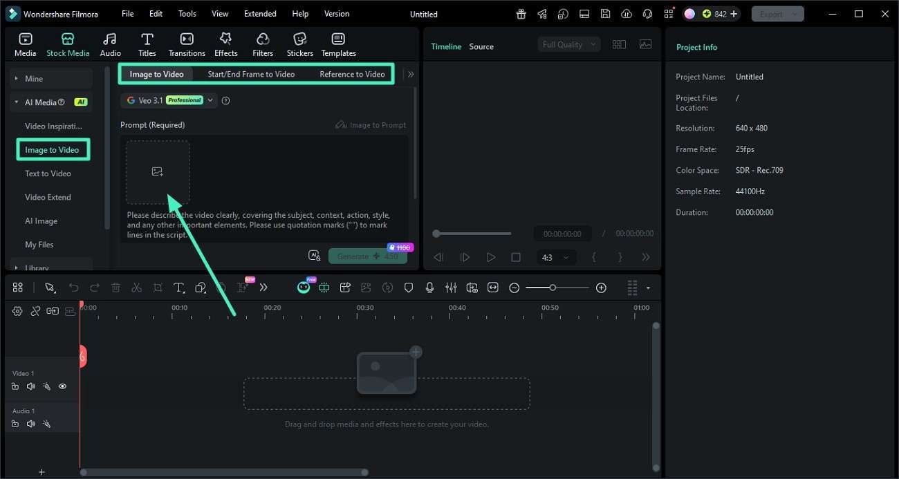 add image to filmora