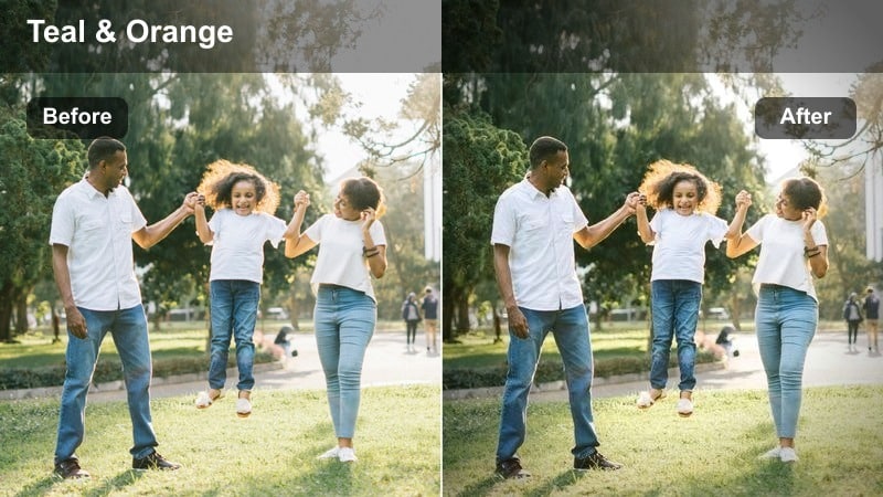 POV shot from inside a train with faded cinematic tones.