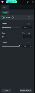 edit water effects steps in filmora