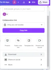 share file in canva