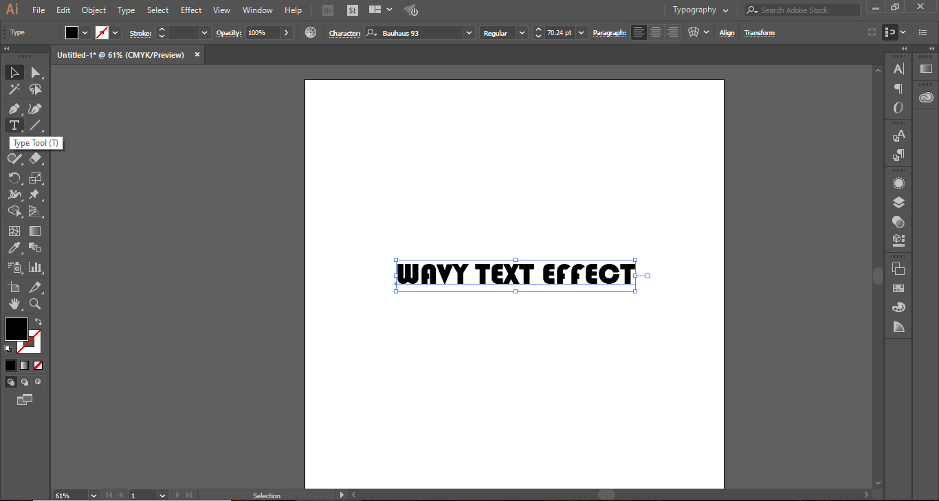 add text in illustrator