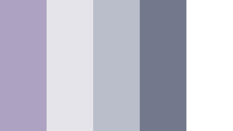 concrete lavender studio ash lavender color palette with hex codes