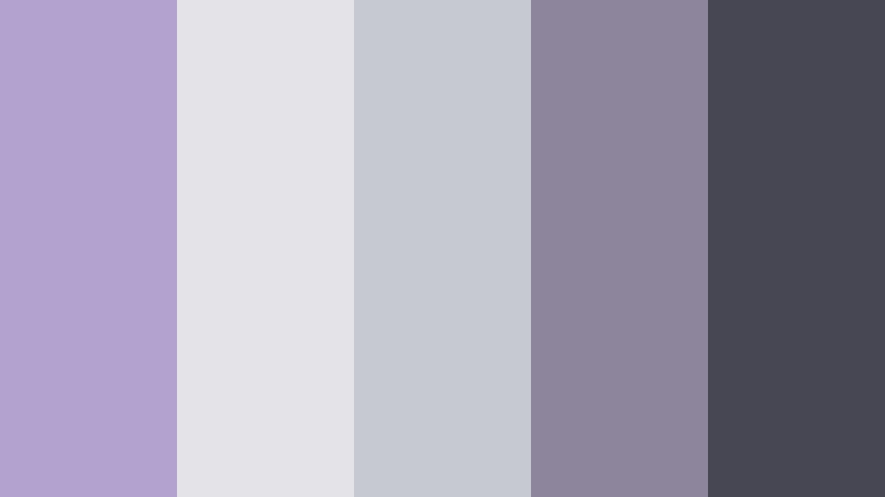 concrete loft lavender muted lavender color palette with hex codes