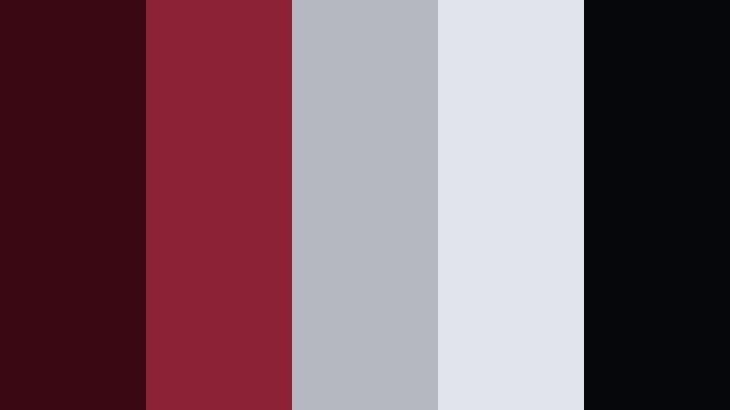 concrete loft maroon midnight maroon color palette with hex codes