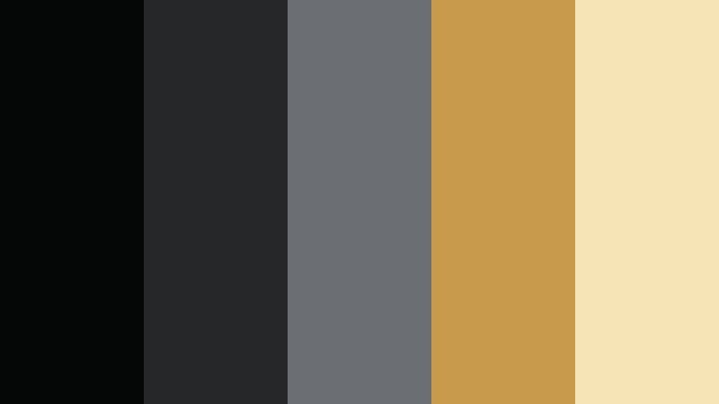 concrete plate plating black and gold restaurant color color palette with hex codes