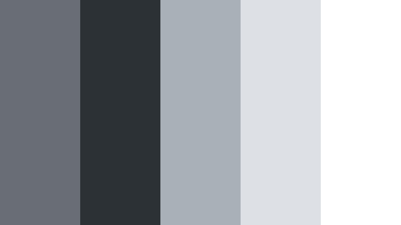 concrete studio calm stormcloud gray color palette with hex codes