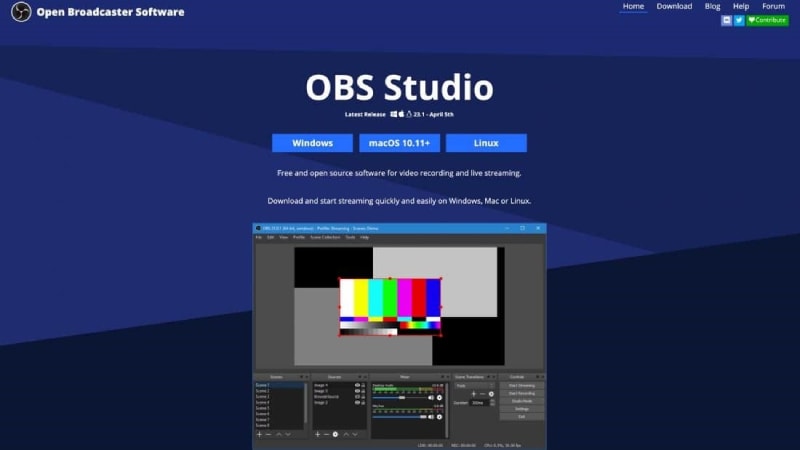 ضبط OBS Studio
