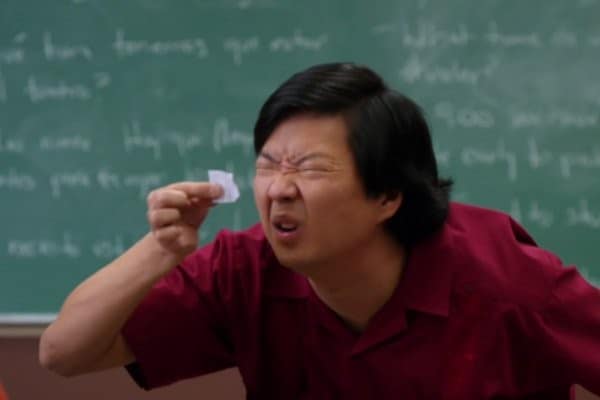 staring at paper meme