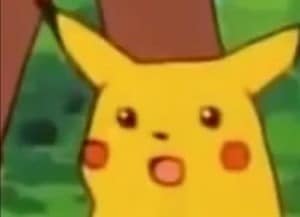 blank pikachu stare