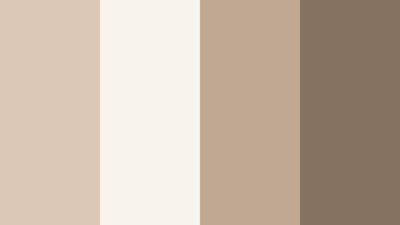 content planner neutral soft sand beige color palette with hex codes