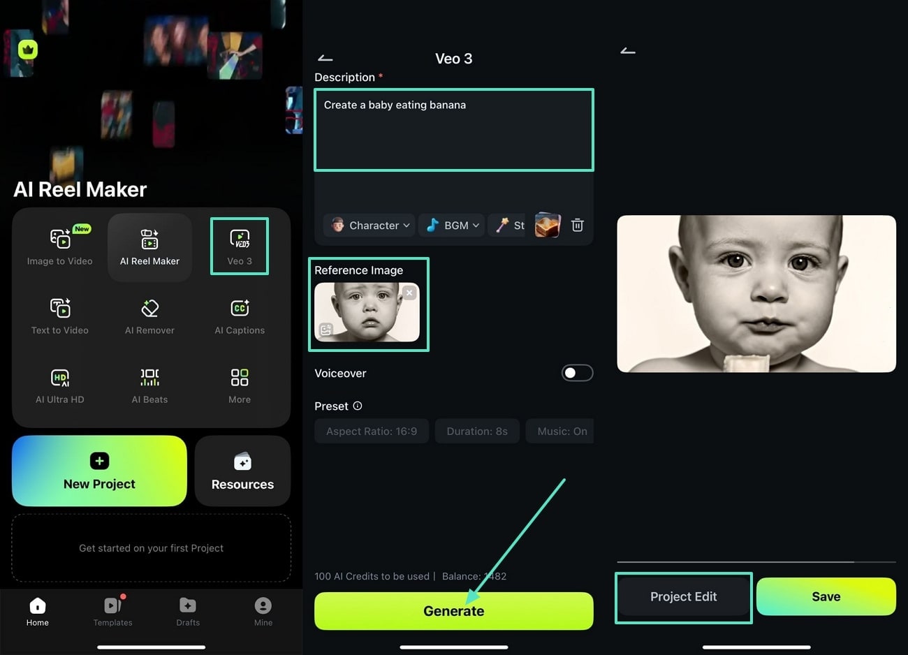access veo 3 to generate