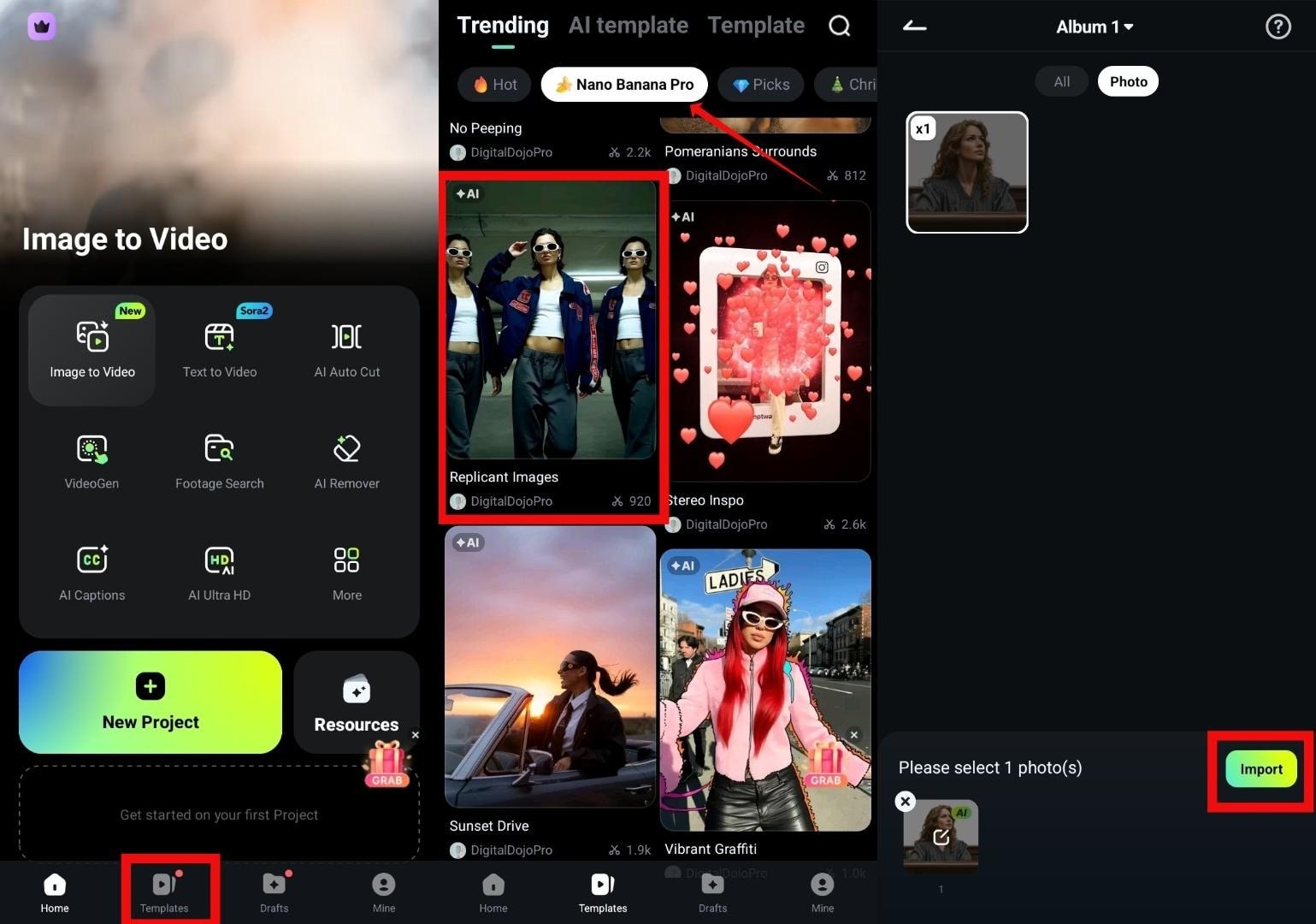 filmora video template