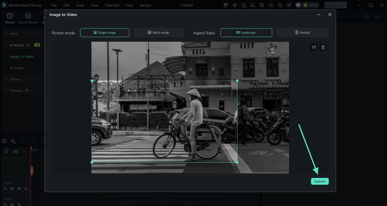 submit request after aspect ratio adjustments