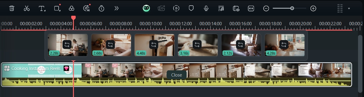 replace the clips sample