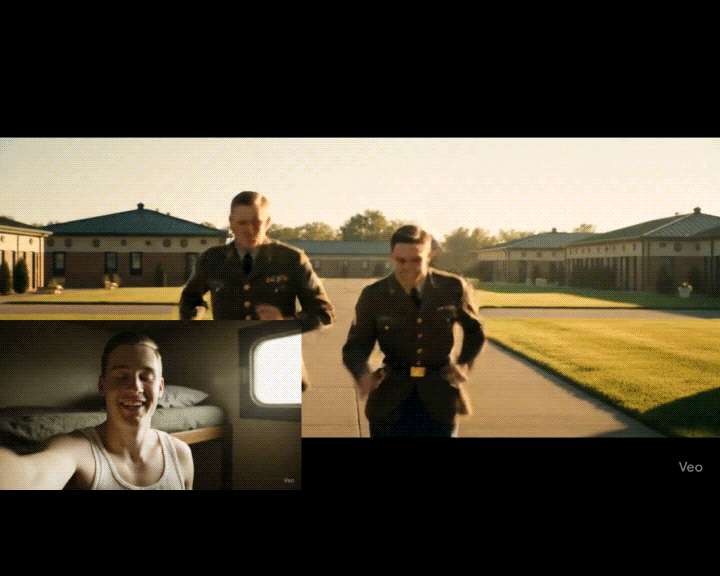 split screen effect