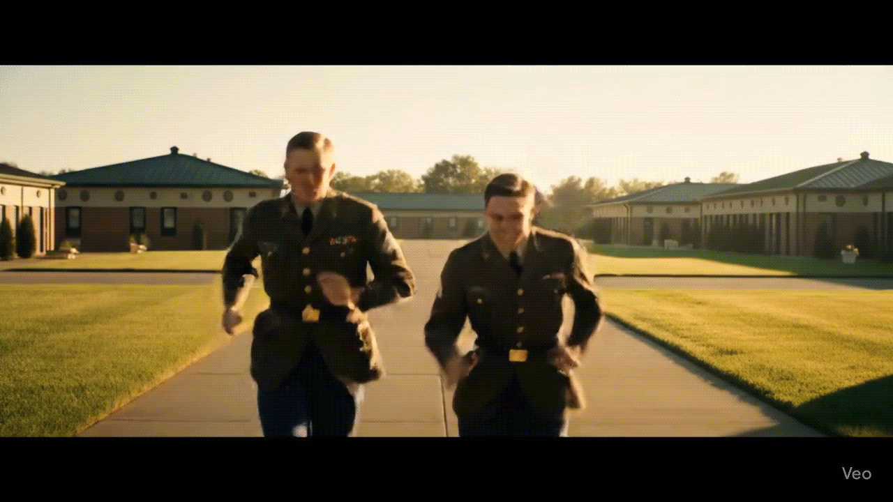 slow motion running effect