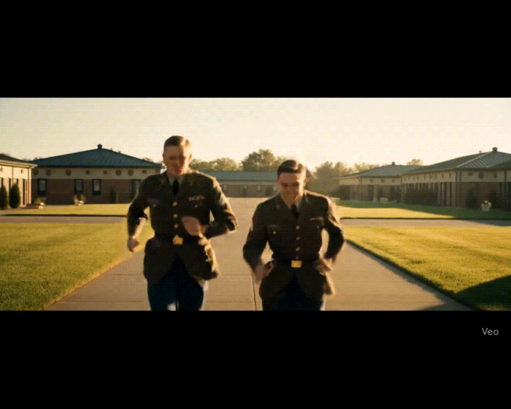 jump cut running effect